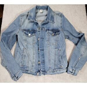 & Denim jean jacket size 12 perfect soft denim.